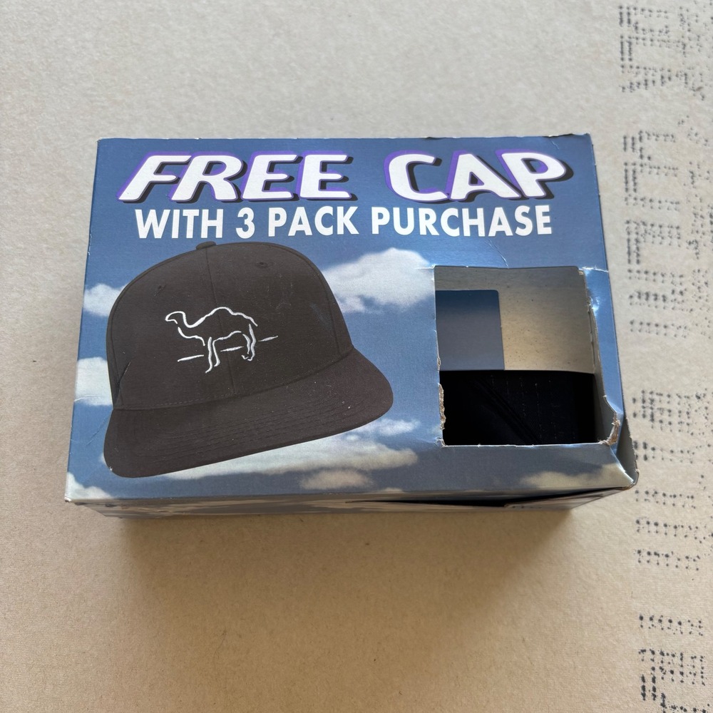 Vintage 90s Camel Cigarettes Promotional Snapback Hat NEW IN BOX